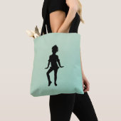 Cutest Little Dancer Green Tote Bag (Dichtbij)