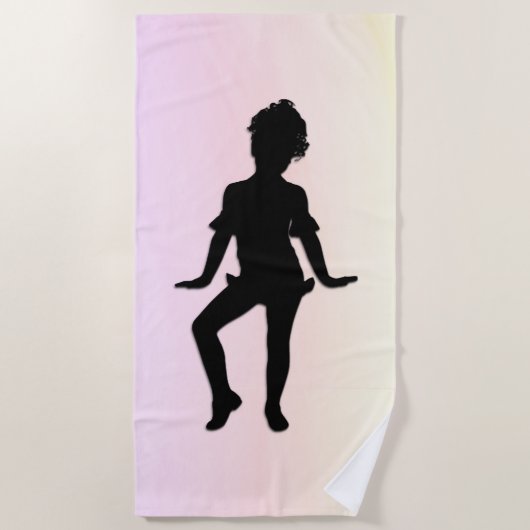 Cutest Little Dancer Mellow Strandlaken (Voorkant)