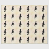 Cutest Little Dancer Mellow Yellow Cadeaupapier (Vlak)