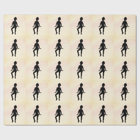 Cutest Little Dancer Mellow Yellow Cadeaupapier (Vlak)