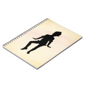 Cutest Little Dancer Mellow Yellow Notitieboek (Linkerzijde)