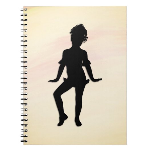 Cutest Little Dancer Mellow Yellow Notitieboek (Voorkant)