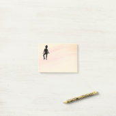 Cutest Little Dancer Mellow Yellow Post-it® Notes (Op bureau)