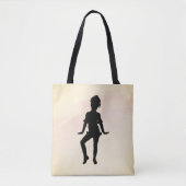 Cutest Little Dancer Mellow Yellow Tote Bag (Voorkant)