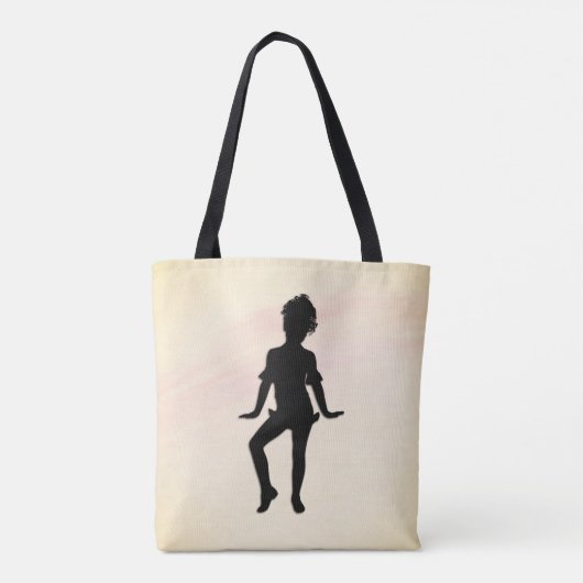Cutest Little Dancer Mellow Yellow Tote Bag (Achterkant)