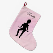 Cutest Little Dancer Name Grote Kerstsok (Voorkant (Hangend))
