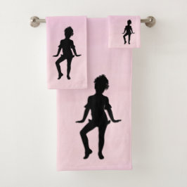 Cutest Little Dancer Pink Bad Handdoek