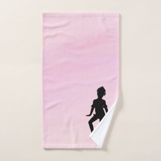 Cutest Little Dancer Pink Bad Handdoek (Handdoek)