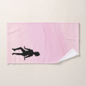 Cutest Little Dancer Pink Bad Handdoek (Handdoek)