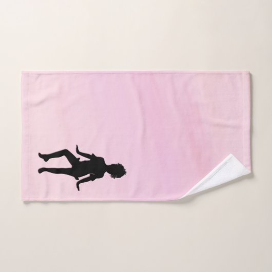 Cutest Little Dancer Pink Bad Handdoek (Handdoek)
