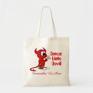 Cutest little Devil Halloween Trick or treat Snoep Tote Bag