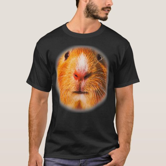 Cutest Little Guinea Pig Face T-shirt (Voorkant)