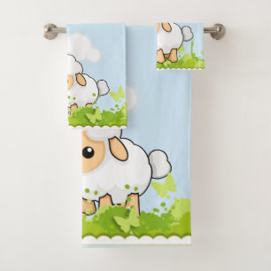 Cutest Little Lamb Bad Handdoek
