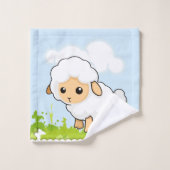 Cutest Little Lamb Bad Handdoek (Wasdoekje)