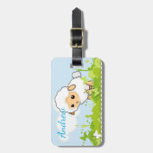 Cutest Little Lamb Bagagelabel (Voorkant verticaal)