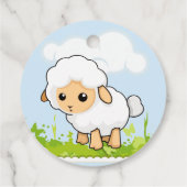 Cutest Little Lamb Bedankjes Labels (Achterkant)