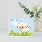 Cutest Little Lamb Briefkaart (Staand voorkant)