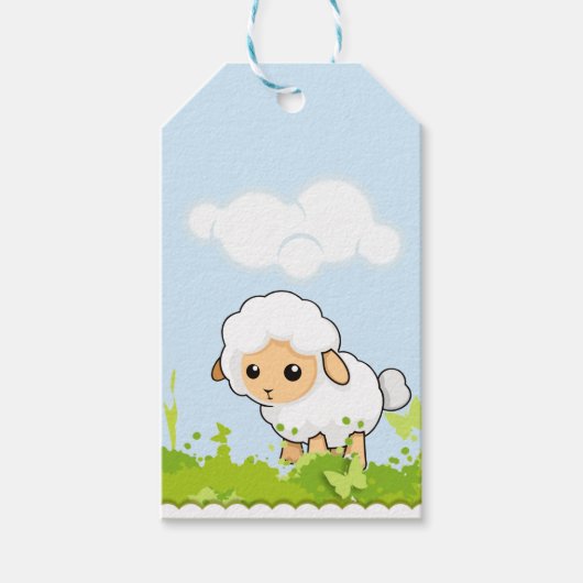 Cutest Little Lamb Cadeaulabel (Voorkant)