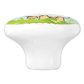 Cutest Little Lamb Keramische Knop (Zijkant)