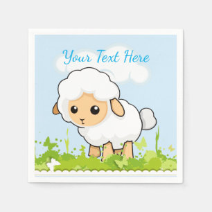 Cutest Little Lamb Servet