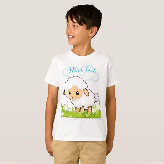 Cutest Little Lamb T-shirt (Voorkant volledig)