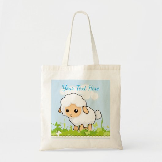 Cutest Little Lamb Tote Bag (Voorkant)