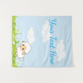 Cutest Little Lamb Wandkleed (Voorkant (horizontaal))
