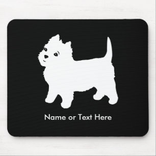 Cutest Little Westie Dog - Westhighland Terrier Muismat