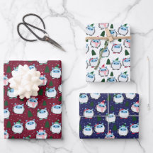 Cutest Little Yeti Holiday Gift Wrappers-3 Colors