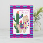 Cutest Llama Ever! Happy Birthday Little Girl (Staand voorkant)