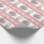 Cutest Llama Wearing Santa Hat Kerstmis Cadeaupapier (Hoek)