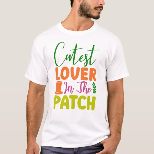 Cutest Lover in The Patch-60836 T-shirt (Voorkant)