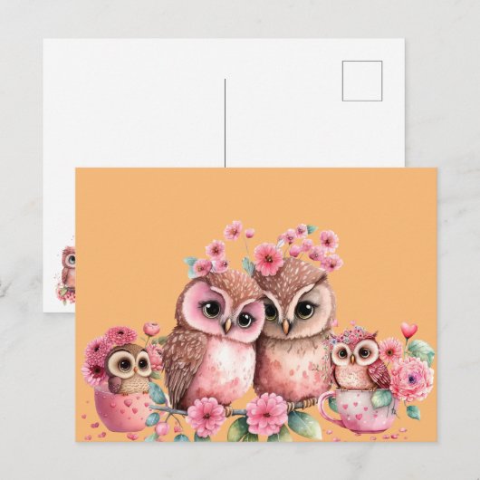 Cutest Owl Briefkaart (Voorkant / Achterkant)