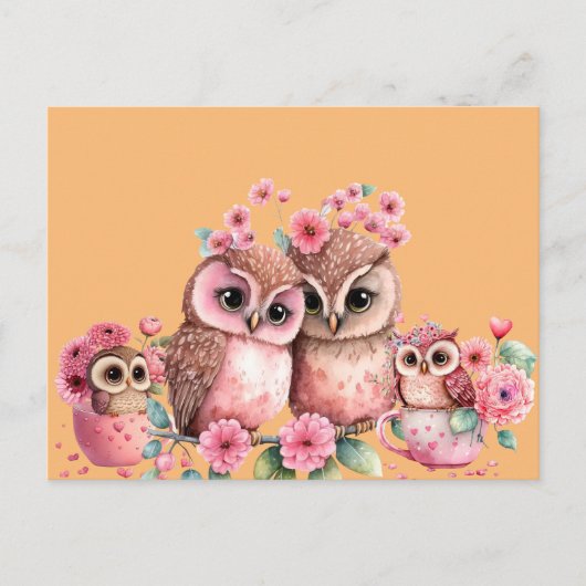 Cutest Owl Briefkaart (Voorkant)