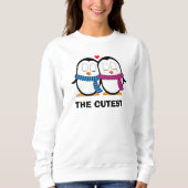 Cutest pinguin Couple Sweatshirt (Voorkant)