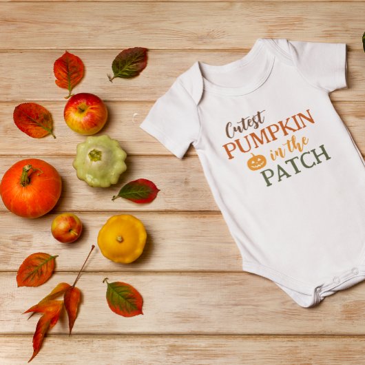 Cutest pomkin in de Herfst van de pleister Romper