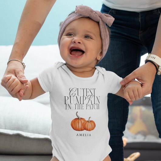 Cutest pomkin in de pleister romper