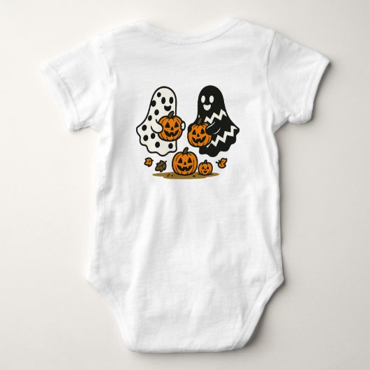 Cutest Pumpkin Ghosts Romper (Achterkant)