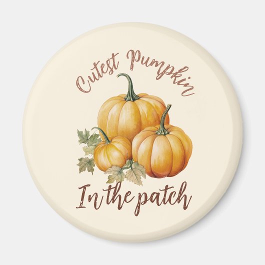 Cutest Pumpkin in de pleister Magneet (Voorkant)
