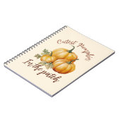 Cutest Pumpkin in de pleister Notitieboek (Linkerzijde)