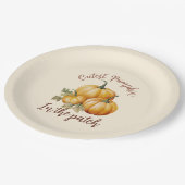 Cutest Pumpkin in de pleister Papieren Bordje (Gekanteld)