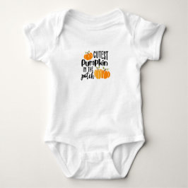Cutest Pumpkin in de pleister Romper