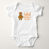 Cutest Pumpkin in de pleister Romper (Voorkant)