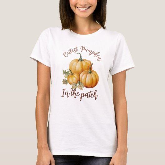 Cutest Pumpkin in de pleister T-shirt (Voorkant)