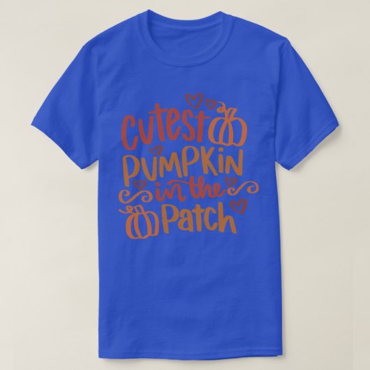 Cutest Pumpkin in de pleister T-shirt (Design voorkant)