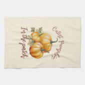Cutest Pumpkin in de pleister Theedoek (Horizontaal)