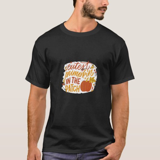 Cutest pumpkin in patch Autumn Premium T-shirt (Voorkant)