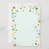 Cutest Pumpkin in the Patch Birthday Invitation Kaart (Achterkant)