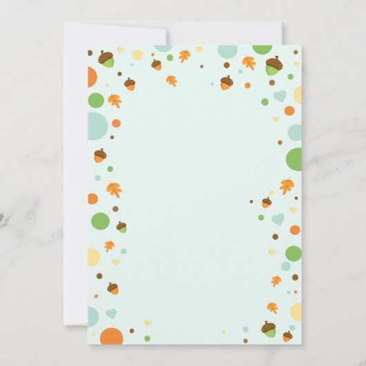 Cutest Pumpkin in the Patch Birthday Invitation Kaart (Achterkant)