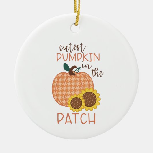 Cutest Pumpkin Keramisch Ornament (Voorkant)